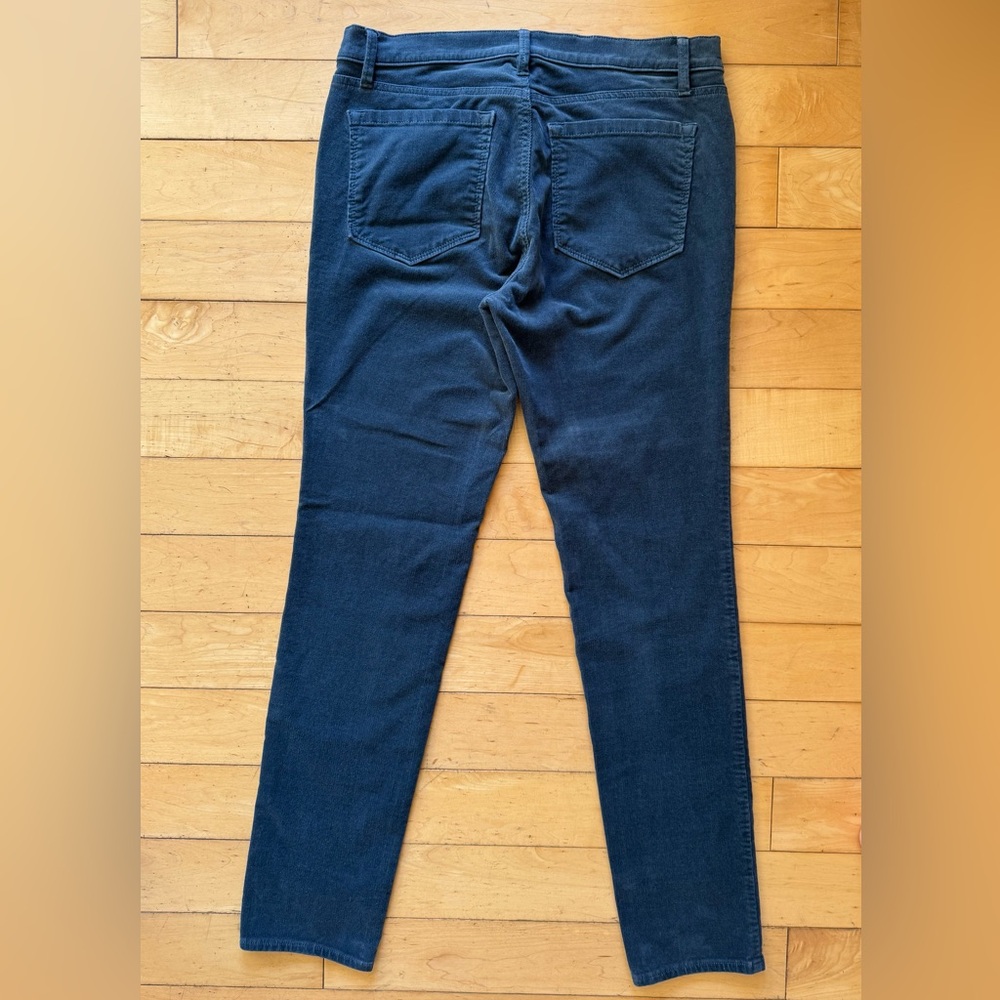 Loft‎ Modern Skinny corduroy navy pants mid rise women’s size 6 - Picture 2 of 4